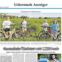 Uckermark Anzeiger - Einladung zur Jubiläumstour