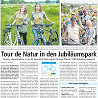 MOZ - Tour de Natur in den Jubiläumspark